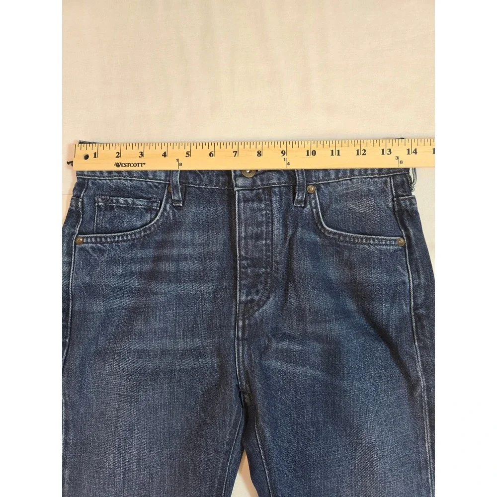 Levi's Slouchy Fit Taper‎ Ankle Jeans Dark Wash Button Fly 25x29